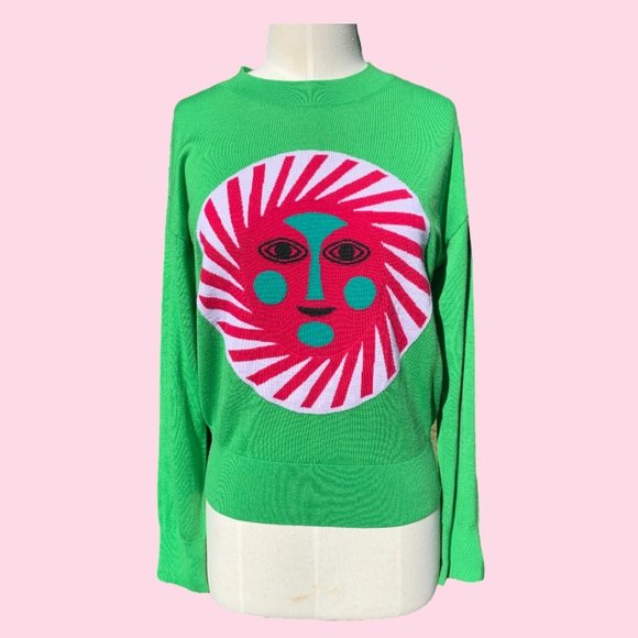 kate spade Sweaters - Kate Spade x Alexander Girard Sweater - Sun Motif - RARE 30th Anniversary